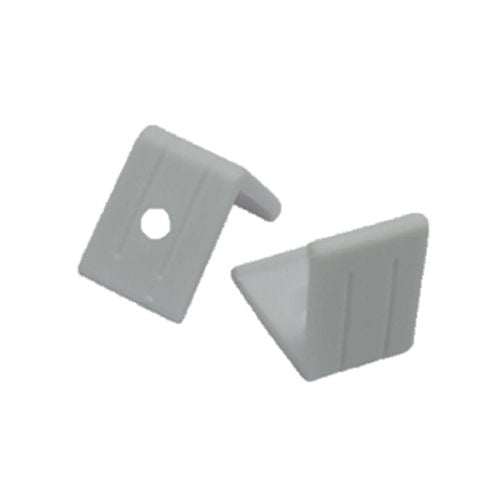 Perfil Esquinero 121 Accesorios 2 Tapas y 2 Grapas Para Perfil - Wattko